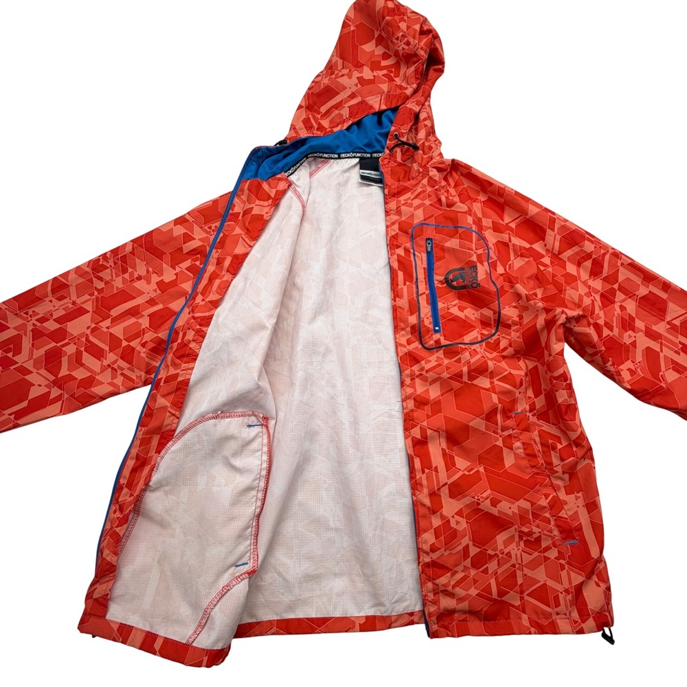 Ecko Function Jacket Mens Medium Orange Geometric… - image 3